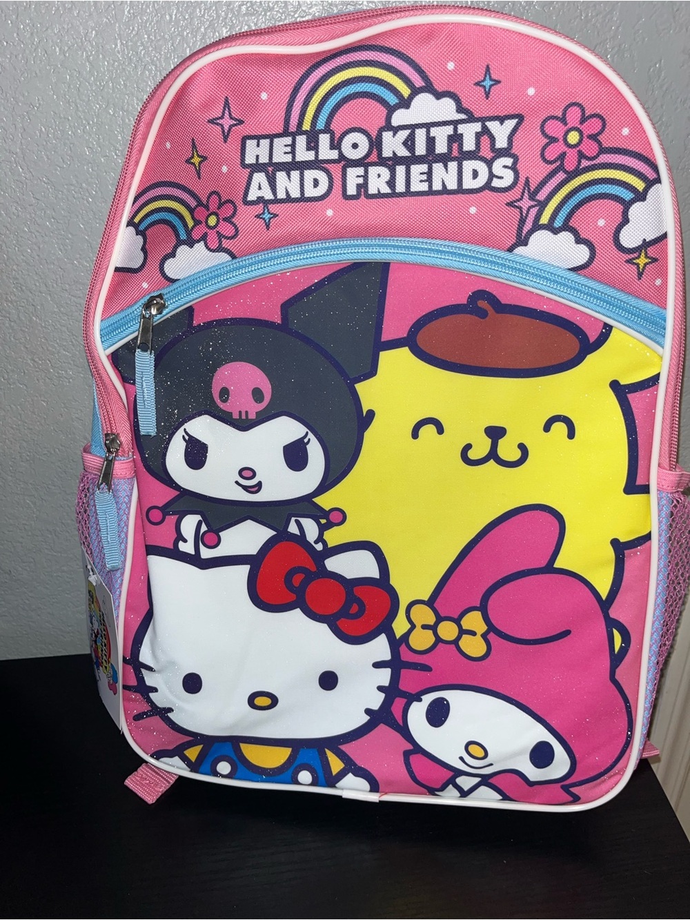 Sanrio Pink Hello Kitty & Friends Cartoon Kids Backpack